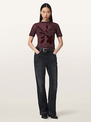 Красный - Футболка Allsaints Athea - Изображение 2 6