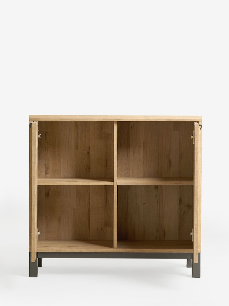 Light Bronx Oak Effect Small Sideboard - Image 2 of 6