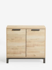 Light Bronx Oak Effect Small Sideboard - Image 4 of 6