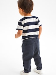 Marineblau/blau - Chino-Schlupfhose mit lockerer Passform (3 Monate–7 Jahre) - Bild 1 von 7