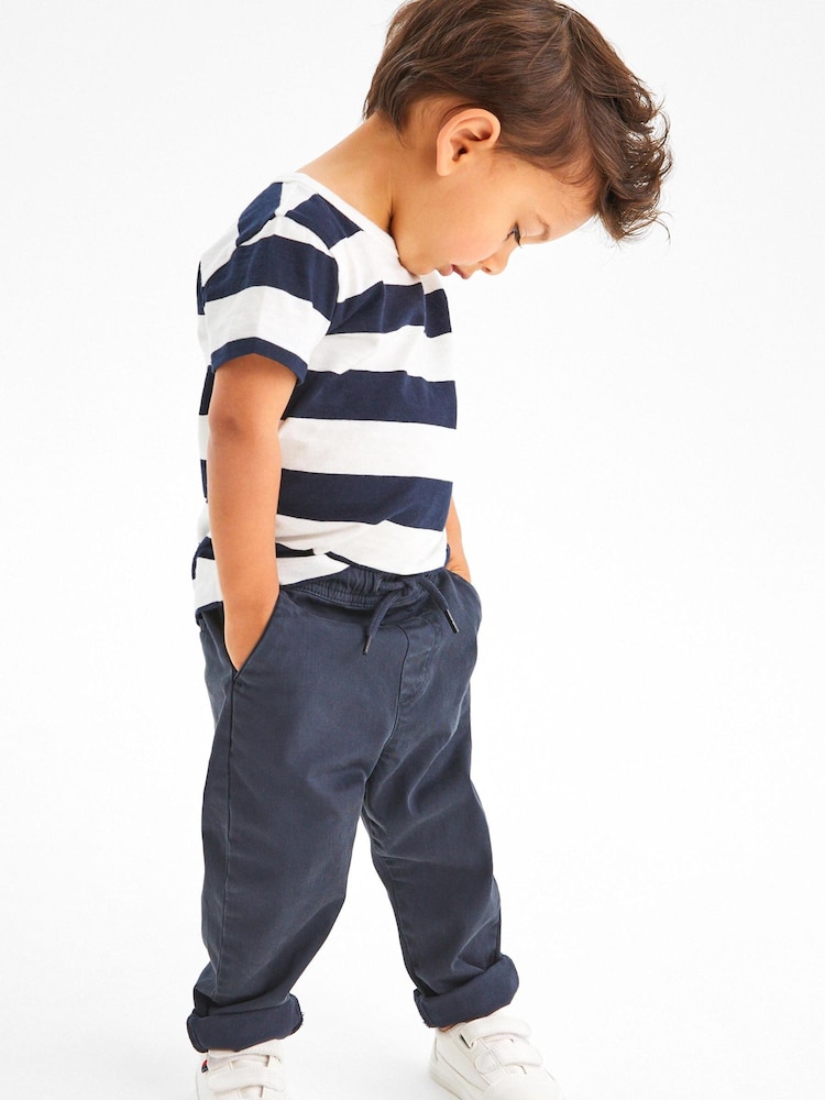 Marineblau/blau - Chino-Schlupfhose mit lockerer Passform (3 Monate–7 Jahre) - Bild 2 von 7 Marineblau/blau - Chino-Schlupfhose mit lockerer Passform (3 Monate–7 Jahre) - Bild 2 von 7