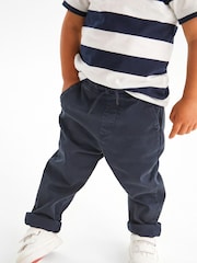 Marineblau/blau - Chino-Schlupfhose mit lockerer Passform (3 Monate–7 Jahre) - Bild 6 von 7