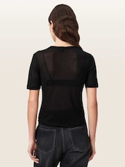 Черный - Футболка Allsaints Athea - Изображение 4 5