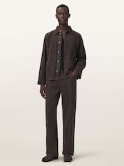 AllSaints Brown Mukesh Cord Shacket - Image 2 of 7