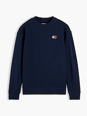 Μπλε - Tommy Hilfiger Φούτερ με Στρογγυλή λαιμόκοψη και σημαία κληρονομιάς - Εικόνα 5 από 6