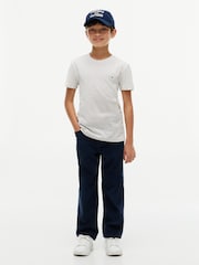Tommy Hilfiger Grey Essential Flag Embroidery Crew Neck T-Shirt - Image 2 of 6