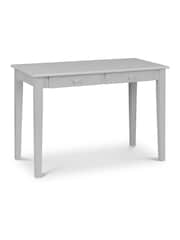 Julian Bowen Grey Carrington Compact 2 Drawer Desk - Image 2 of 5