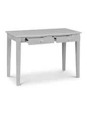 Julian Bowen Grey Carrington Compact 2 Drawer Desk - Image 4 of 5