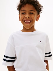 Tommy Hilfiger Stribet Ærme Jersey T-shirt - Billede 2 af 5