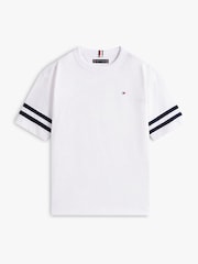 Tommy Hilfiger Stribet Ærme Jersey T-shirt - Billede 5 af 5
