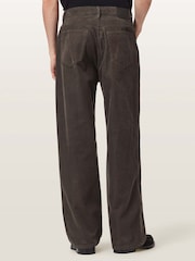 AllSaints Brown Rivet Cord Jeans - Image 5 of 8