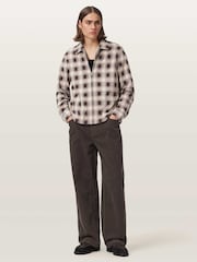 AllSaints Brown Rivet Cord Jeans - Image 6 of 8