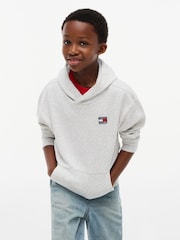 Grau - Tommy Hilfiger – Heritage-Kapuzenpullover mit Flagge - Bild 1 von 8