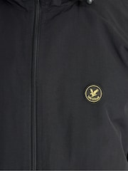 Lyle & Scott Black Circular Badge Zip Through Jacket - Image 5 of 5