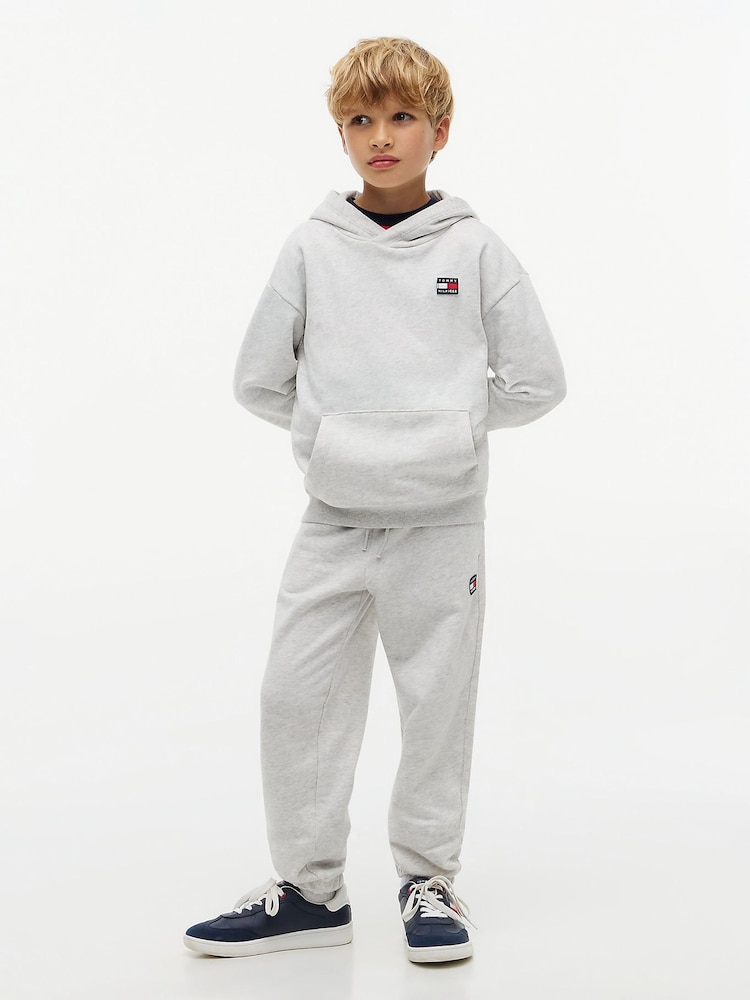 Grau - Tommy Hilfiger Heritage Jogginghose mit Flaggenlogo - Bild 2 von 6 Grau - Tommy Hilfiger Heritage Jogginghose mit Flaggenlogo - Bild 2 von 6