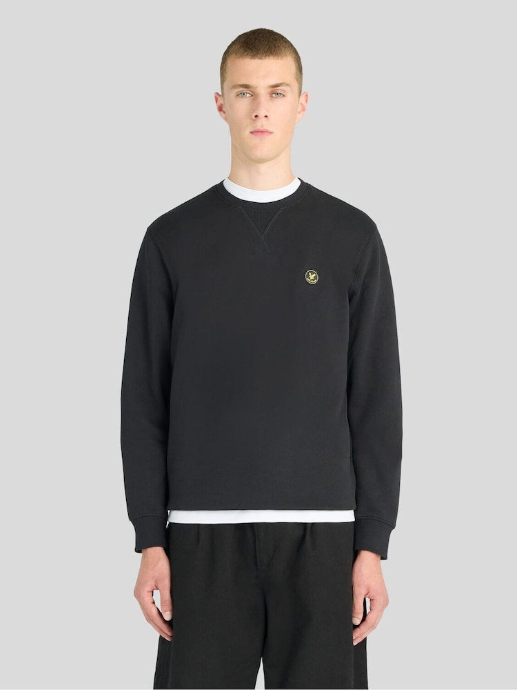 Lyle & Scott Толстовка с круглым вырезом и нашивкой Scott Shield - Изображение 1 3