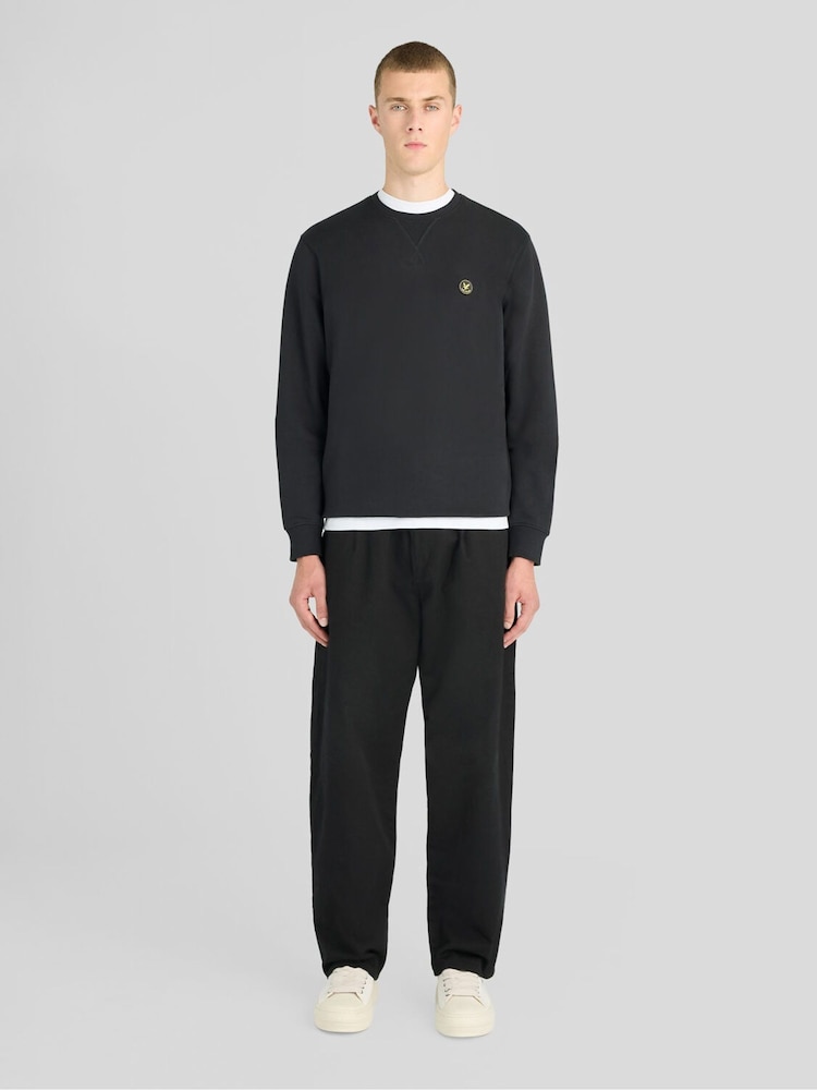 Lyle & Scott Толстовка с круглым вырезом и нашивкой Scott Shield - Изображение 2 3