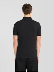 Lyle & Scott Black Shield Badge Polo Shirt - Image 4 of 5