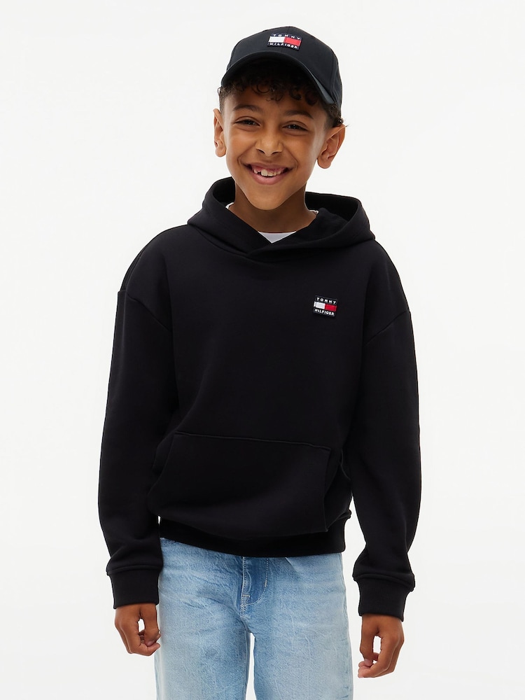 Tommy Hilfiger Φούτερ με κουκούλα κληρονομιάς σημαία - Εικόνα 1 από 6
