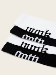 AllSaints Black Goth Punk Socks - Image 2 of 4