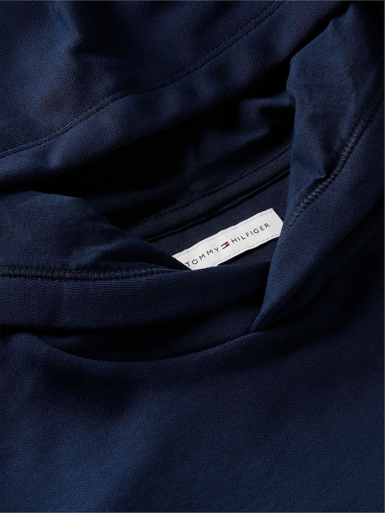 Mavi - Tommy Hilfiger Bayraqlı Heritage Kapüşonlu - 7şəkildən 7 şəkil