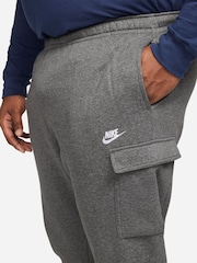 Nike Charcoal Club Cargo Joggers - Image 12 of 16