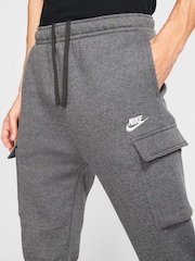 Nike Charcoal Club Cargo Joggers - Image 3 of 16