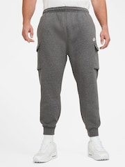 Nike Charcoal Club Cargo Joggers - Image 6 of 16