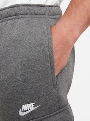 Nike Charcoal Club Cargo Joggers - Image 8 of 16