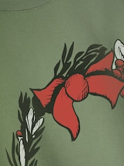 Christmas Wreath Sweatshirt by Stitch Style - Image 5 of 5