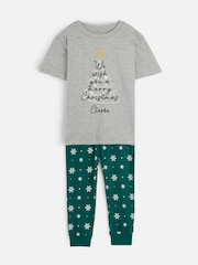 Kids Merry Christmas Pyjamas by Stitch Style - Image 3 of 7