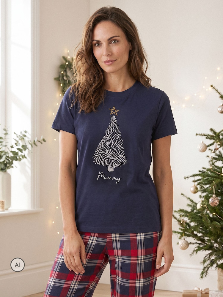 Christmas Tree Pyjamas by Stitch Style - Image 1 of 6 Christmas Tree Pyjamas by Stitch Style - Image 1 of 6