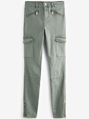 Salbeigrün - Cargo-Skinny-Jeans - Bild 5 von 6