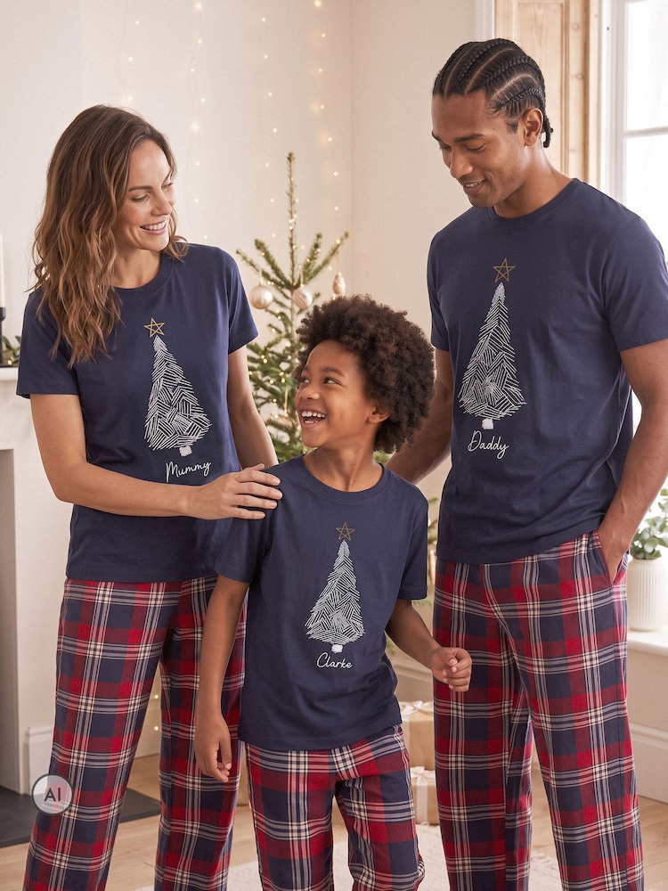 Christmas Tree Pyjamas by Stitch Style - Image 2 of 6 Christmas Tree Pyjamas by Stitch Style - Image 2 of 6