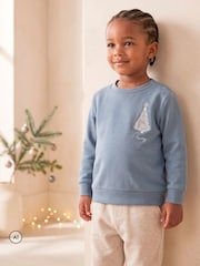 Toddler Christmas Tree Sweatshirt by Dollymix - Image 1 of 6