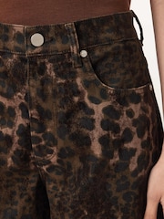 AllSaints Brown Sadie Barrel Jeans - Image 3 of 8