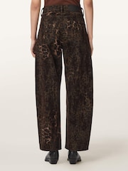 AllSaints Brown Sadie Barrel Jeans - Image 5 of 8