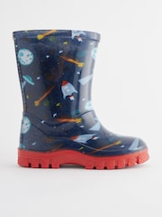 Navy Rocket Wellies - Image 4 of 6