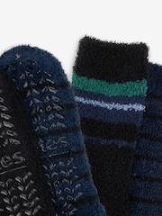 Totes Blue Super Soft Cosy Slipper-Sox Socks 2 pack - Image 7 of 8