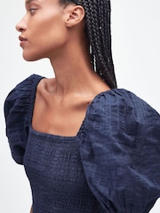Barbour® Navy Macy Midi Dress - Image 12 of 14