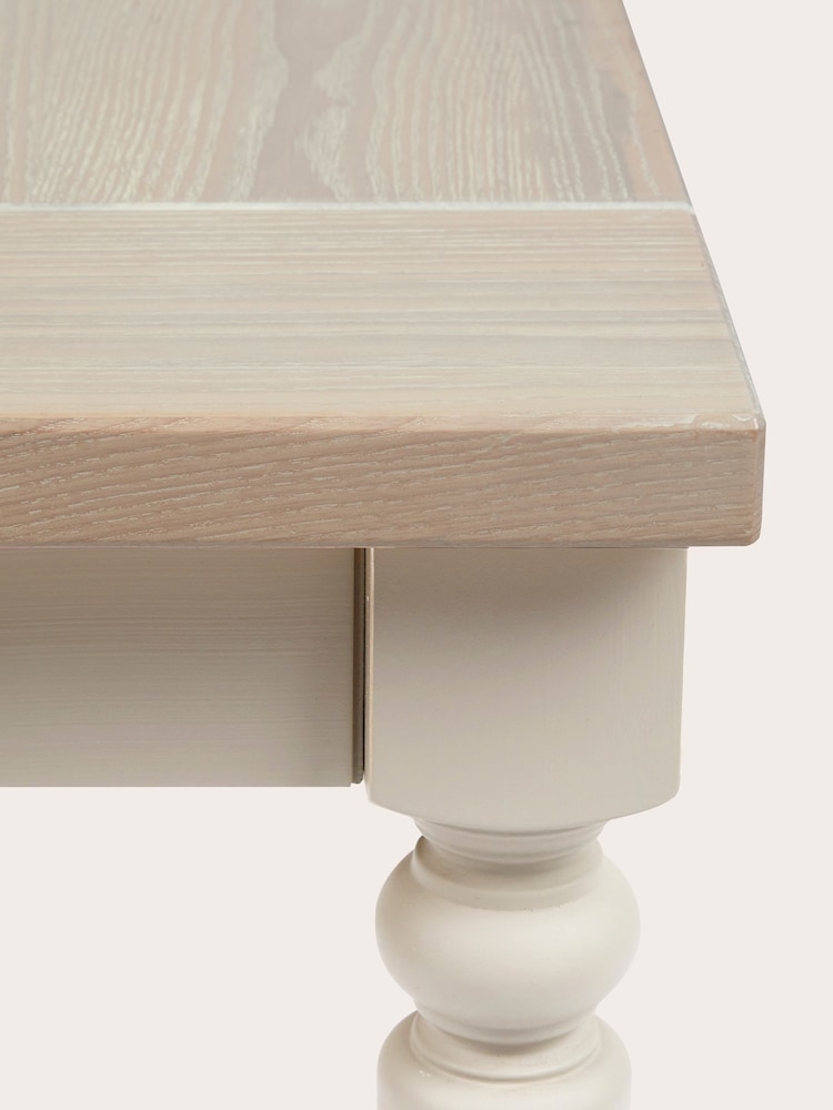 Laura Ashley White Dorset Dining Bench - Image 6 of 6