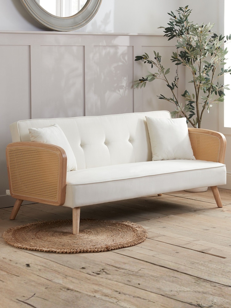 Birlea White Mila Sofa Bed - Image 1 of 11 Birlea White Mila Sofa Bed - Image 1 of 11