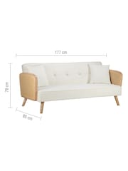 Birlea White Mila Sofa Bed - Image 10 of 11