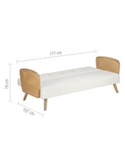 Birlea White Mila Sofa Bed - Image 11 of 11