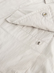 Light Grey EDIT 4 Pocket Lightweight Shacket - Image 10 of 10