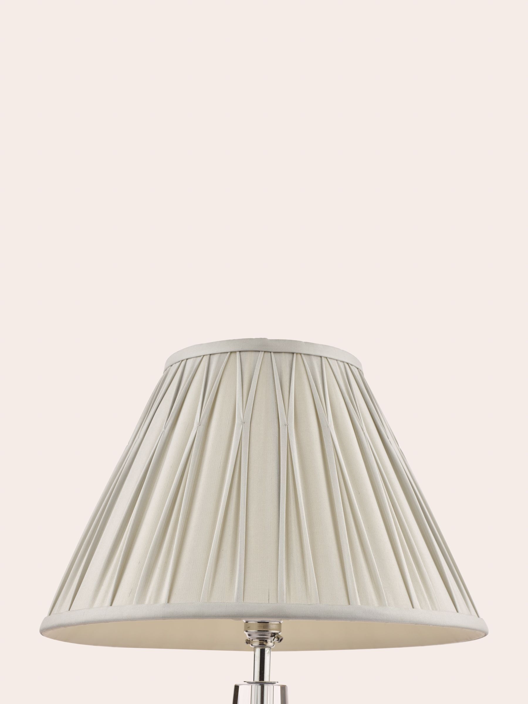 Buy Laura Ashley Silver Fenn Silk Empire Easyfit Lamp Shade from the Next UK online shop
