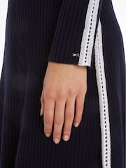 Tommy Hilfiger Blue Fit & Flare Dress - Image 3 of 6