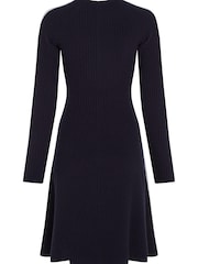 Tommy Hilfiger Blue Fit & Flare Dress - Image 5 of 6