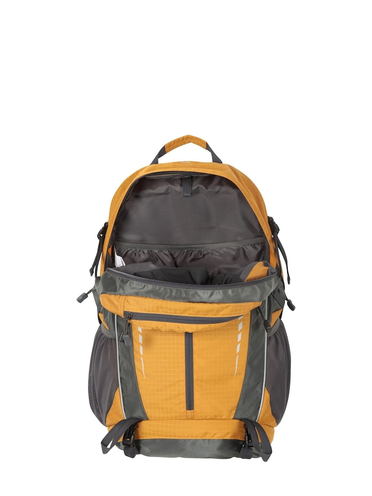 Mountain Warehouse Yellow Zip Front Adventurer 45L Backpack - Image 2 of 6