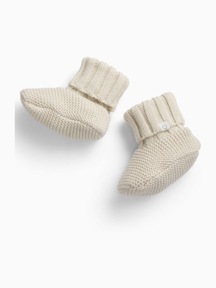 Crème - Chaussettes chaussons MORI en maille ultra-douce - Image 1 de 1